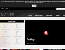 Tablet Screenshot of davidbarlowarchive.com